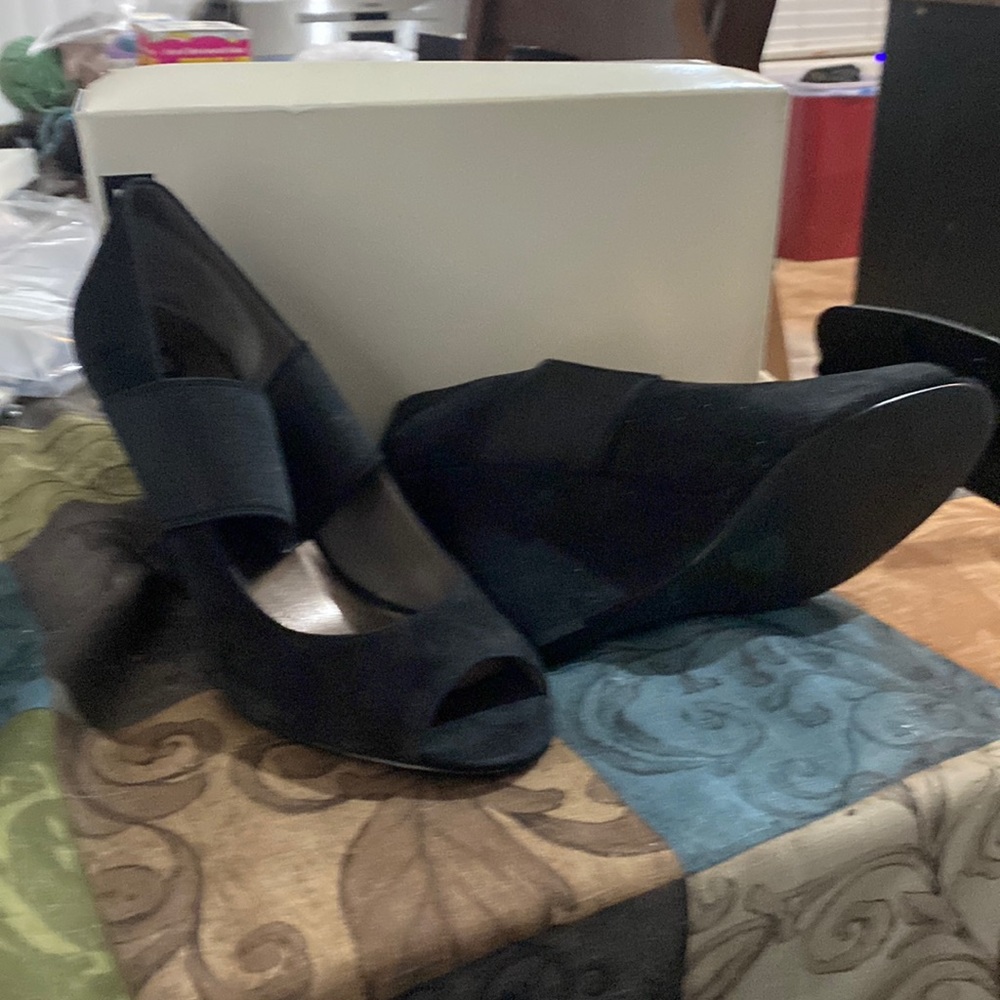 DKMY Black Suede Dress Shoes